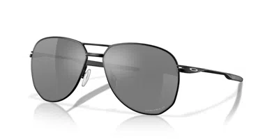 Pre-owned Oakley Contrail Oo4147-0457 129mm - Matt Black Frame Prizm Black Polarized Lens