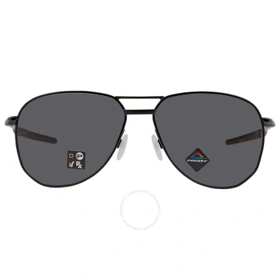Oakley Contrail Prizm Grey Pilot Men's Sunglasses Oo4147 414701 57 In Black / Grey