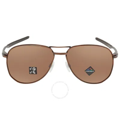 Oakley Contrail Prizm Tungsten Polarized Pilot Men's Sunglasses Oo4147 414706 57 In Brown