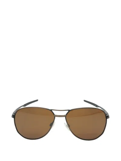 Oakley Contrail Satin Toast Polarized Sunglasses In Brown
