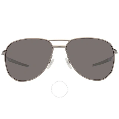 Oakley Contrail Ti Prizm Black Polarized Aviator Men's Sunglasses Oo6050 605003 57 In Black / Chrome