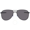 Oakley Open Box -  Contrail Ti Prizm Grey Polarized Pilot Men's Sunglasses Oo6050 605001 57 In Black / Grey