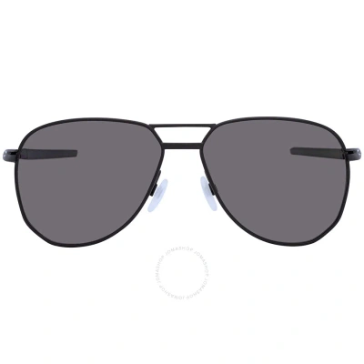 Oakley Contrail Ti Prizm Grey Polarized Pilot Men's Sunglasses Oo6050 605001 57 In Black / Grey