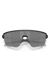 Oakley Geometric Frame Sunglasses In Matte Black