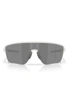 Oakley Geometric Frame Sunglasses In Matte Vapor/prizm Black