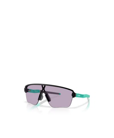 Oakley Corridor Sq Shield-frame Sunglasses In Gray