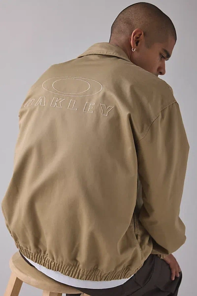 Oakley Cotton Coach Jacket In Pebble, Men's At Urban Outfitters In Multi