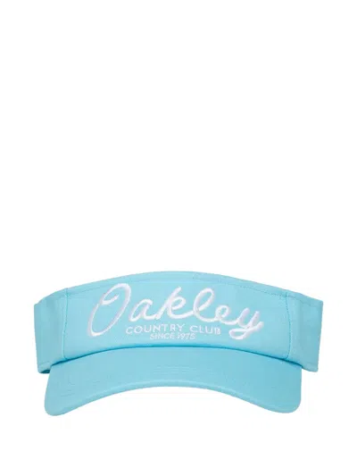 Oakley Country Club Embroidered Visor In Black