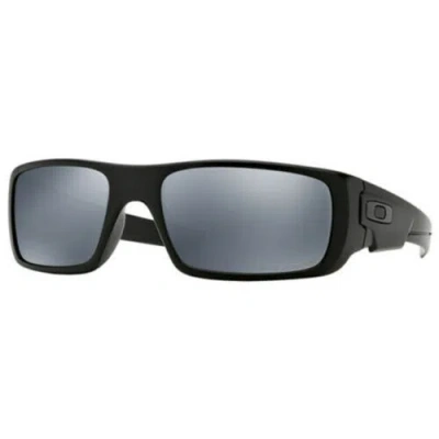 Pre-owned Oakley Crankshaft Unisex Sunglasses Black Iridium Polarized Lens Oo9239-06