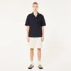 Oakley Cuban Collar Ss Shirt In Black