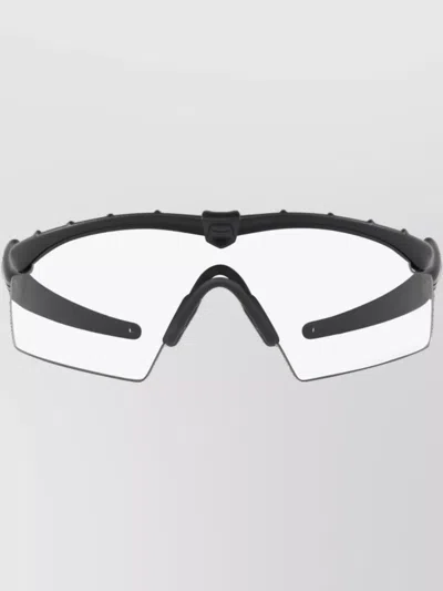 Oakley Curved Frame Sunglasses Rubberized Temples