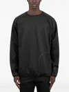 Oakley Curved-hem Crewneck Jumper In Black