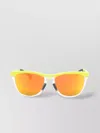 Oakley Curved Square Sunglasses Mirrored Lenses