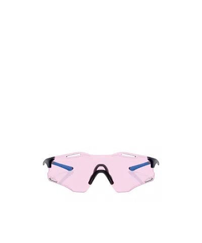 Oakley Cybr Zero Rimless Shield Sunglasses In Pink