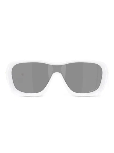 Oakley De La Salle Geometric-frame Sunglasses In White