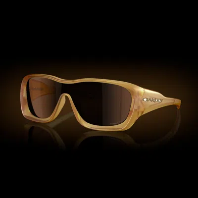 Oakley De La Salle Sunglasses In Matte Trans Light Curry