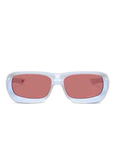 Oakley De Soto Rectangle-frame Tinted-lenses Sunglasses In Gray