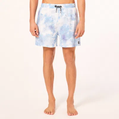 Oakley Deco Palms Rc Beachshort In Blue