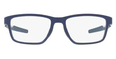 Oakley Demo Rectangular Men's Eyeglasses 0ox8153 81530455 In Purple