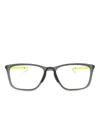 Oakley Dissipate Rectangle-frame Glsses In Grey