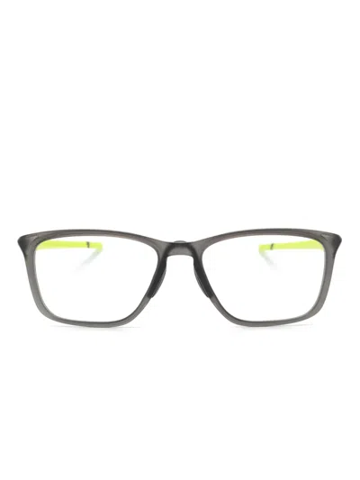 Oakley Dissipate Rectangle-frame Glsses In Grey