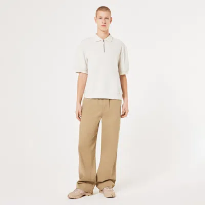 Oakley Driven Zip Polo In Mist