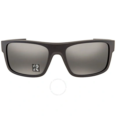 Oakley Drop Point Polarized Black Rectangular Men's Sunglasses Oo9367 936708 60