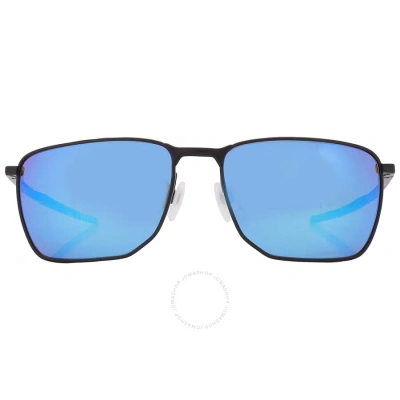 Oakley Ejector Prizm Sapphire Polarized Rectangular Men's Sunglasses Oo4142 414216 58 In Black