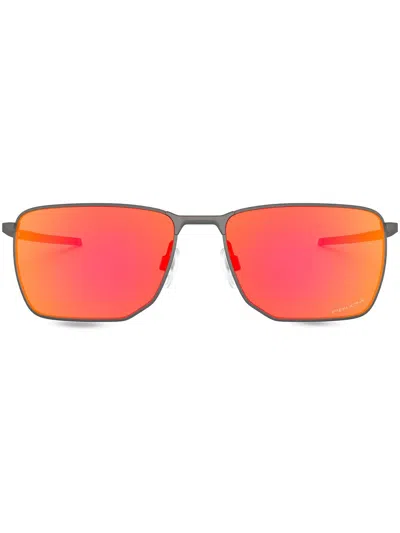 Oakley Ejector Rectangle-frame Sunglasses In Metallic