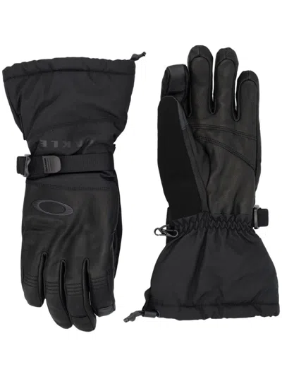 Oakley Ellipse Goatskin Gauntlet Gloves In Blackout