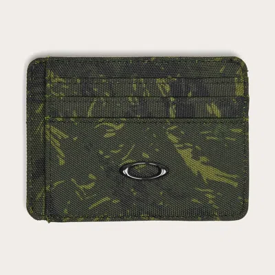 Oakley Ellipse Card Wallet In Green