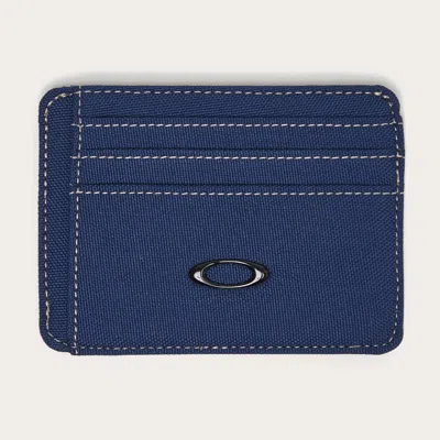 Oakley Ellipse Card Wallet In Navy