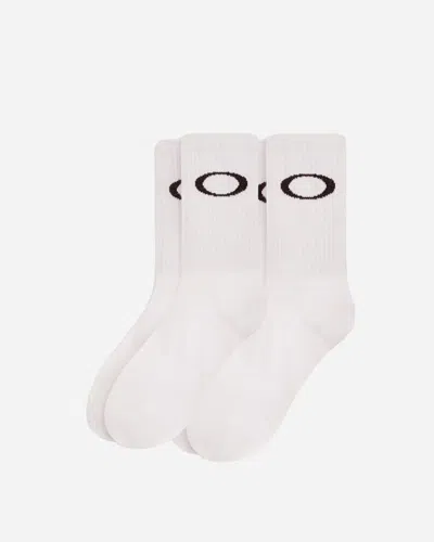 Oakley Ellipse Crew Socks In White