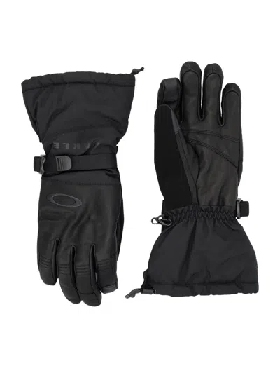 Oakley Ellipse Goatskin Gauntlet Gloves In Blackout