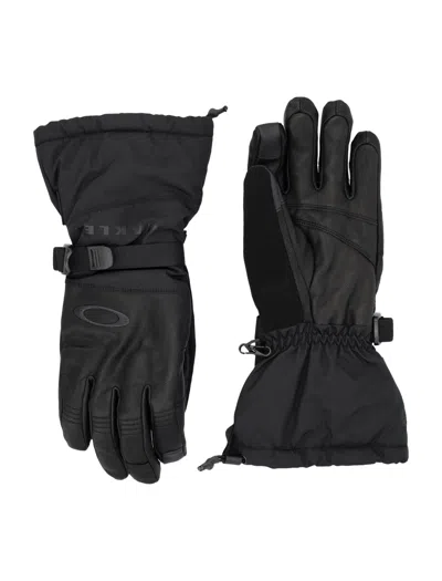 Oakley Ellipse Goatskin Gauntlet Gloves In Blackout