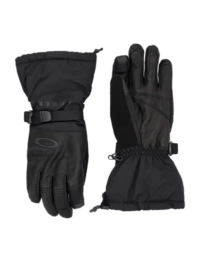 Oakley Ellipse Goatskin Gauntlet Gloves In Blackout