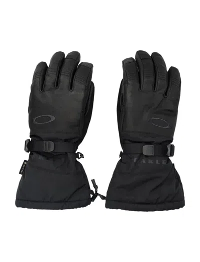 Oakley Ellipse Goatskin Gauntlet Gloves In Blackout