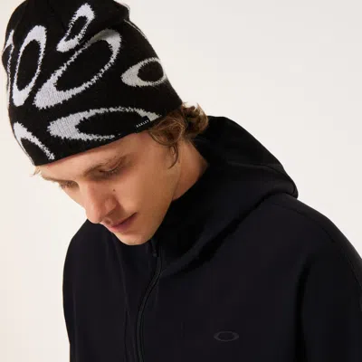 Oakley Ellipse Graphic Beanie In Black