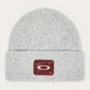 Oakley Ellipse Patch Waffle Beanie In White