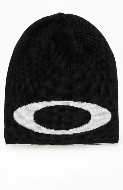 Oakley Ellipse Reversible Beanie In Black