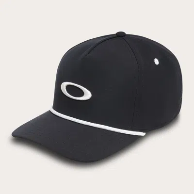 Oakley Ellipse Rope Hat In Black,white