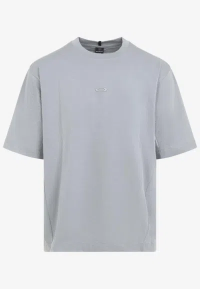 Oakley Embroidered Logo Driven T-shirt In Gray