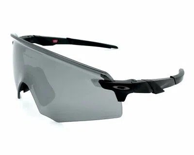 Pre-owned Oakley Encoder Matte Black/prizm Black Lens Men's Sunglasses Oo9471-0336