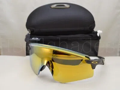 Pre-owned Oakley Encoder (oo9471-04 36) Matte Carbon With Prizm 24k Lens