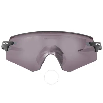 Oakley Encoder Prizm Road Black Shield Men's Sunglasses Oo9471 947113 136 In Matte Moss/prizm Grey