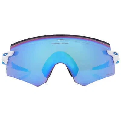 Pre-owned Oakley Encoder Prizm Sapphire Shield Men's Sunglasses Oo9471 947105 36 In Blue