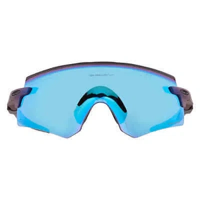 Pre-owned Oakley Encoder Prizm Sapphire Shield Men's Sunglasses Oo9471 947122 36 In Blue