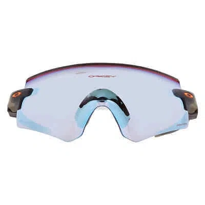 Pre-owned Oakley Encoder Prizm Snow Sapphire Shield Men's Sunglasses Oo9471 947123 36 In Blue