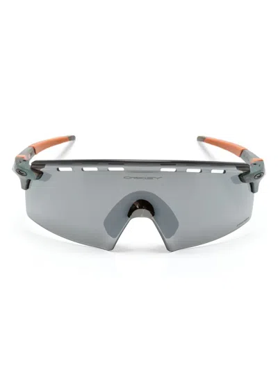 Oakley Encoder Strike Shield-frame Performance Sunglasses In Grün