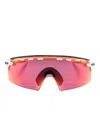 Oakley Encoder Strike Shield-frame Sunglasses In White